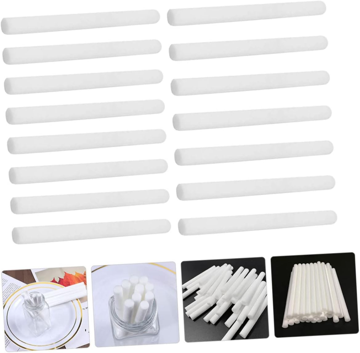 15pcs Cotton Sticks for Essential Oil Diffuser