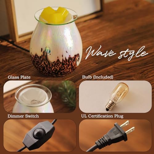 Porseme Electric Wax Warmer with Dimmer and Firework Effect