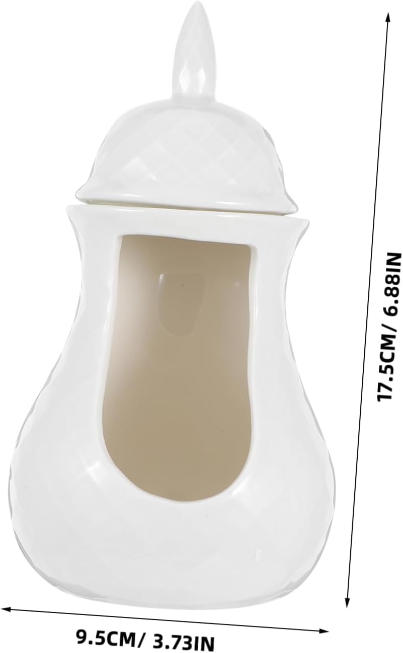 Ceramic Jar Tea Light Wax Burner Essential Oil Warmer Lamp