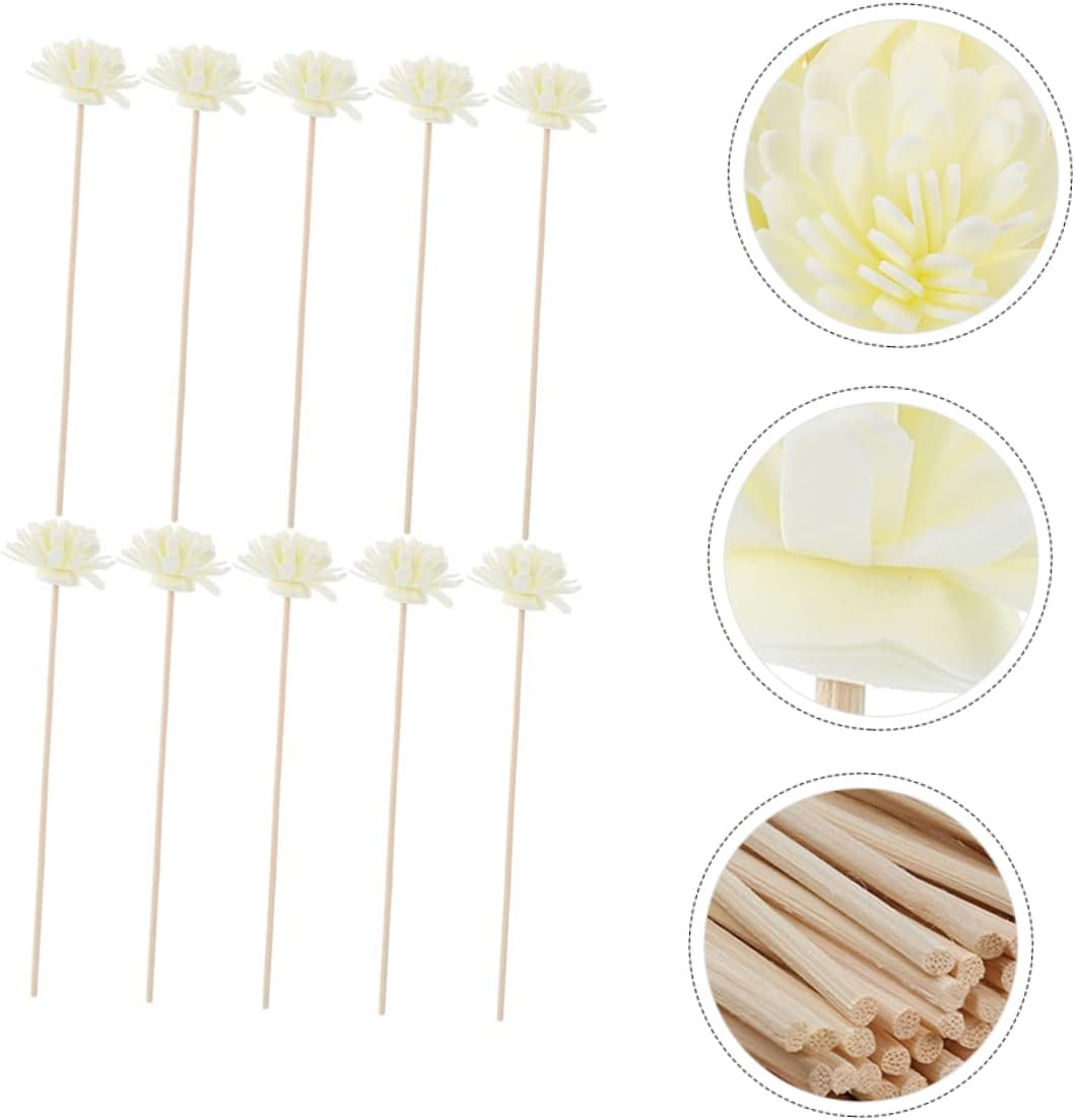 10Pcs Rattan Diffuser Sticks for Aromatherapy and Home Fragrance