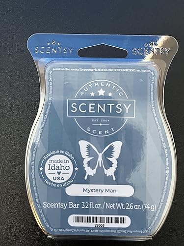 Scentsy Bar Mystery Man Scented Candle
