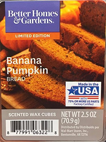 Better Homes and Gardens Banana Pumpkin Bread Scented Wax Cubes