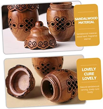 GALPADA Carving Aromatherapy Diffuser Pendant Bottle