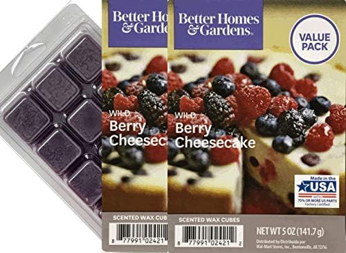 Better Homes and Gardens Wild Berry Cheesecake Wax Cubes 2 Pack