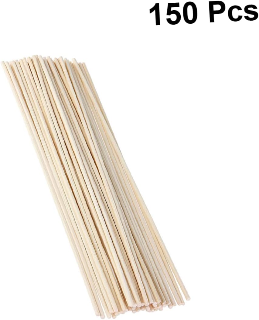 GLEAVI 150PCS Aroma Diffuser Rattan Sticks for Home Fragrance