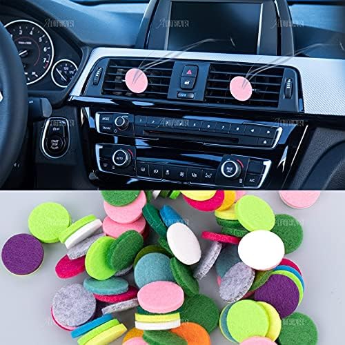 100 Pack Round Essential Oil Diffuser Locket Refill Pads 087 Inch