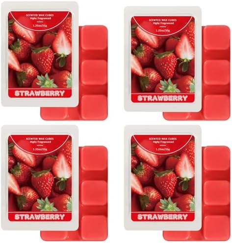 STRN Soy Wax Melts 4 Pack Strawberry Scented