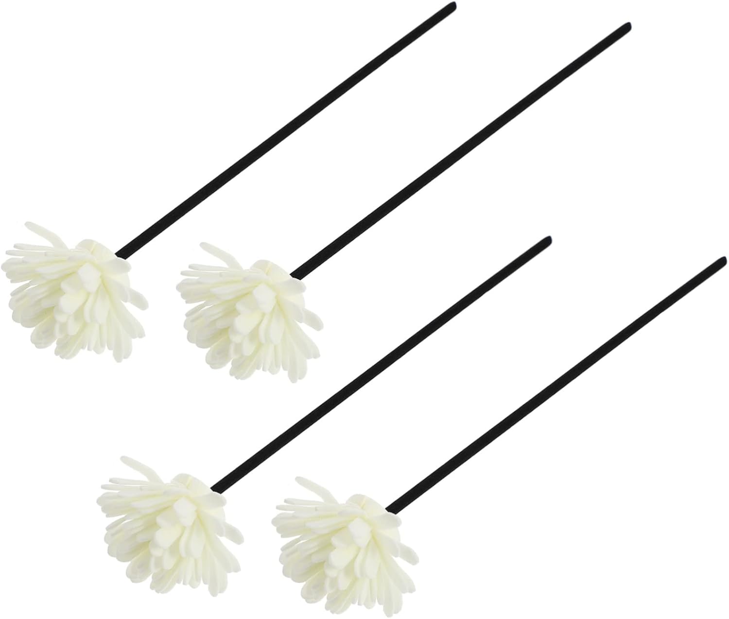 Garneck 4Pcs Aroma Diffuser Flower Sticks