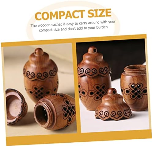 Retro Style Wooden Aroma Beads Holder Diffuser