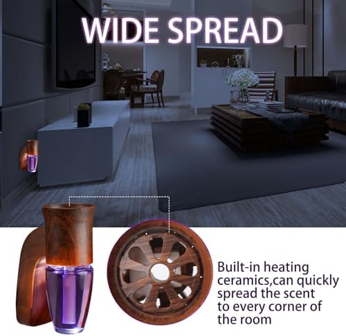 Nitial Wall Fragrance Plug In with Night Light 4 Pcs