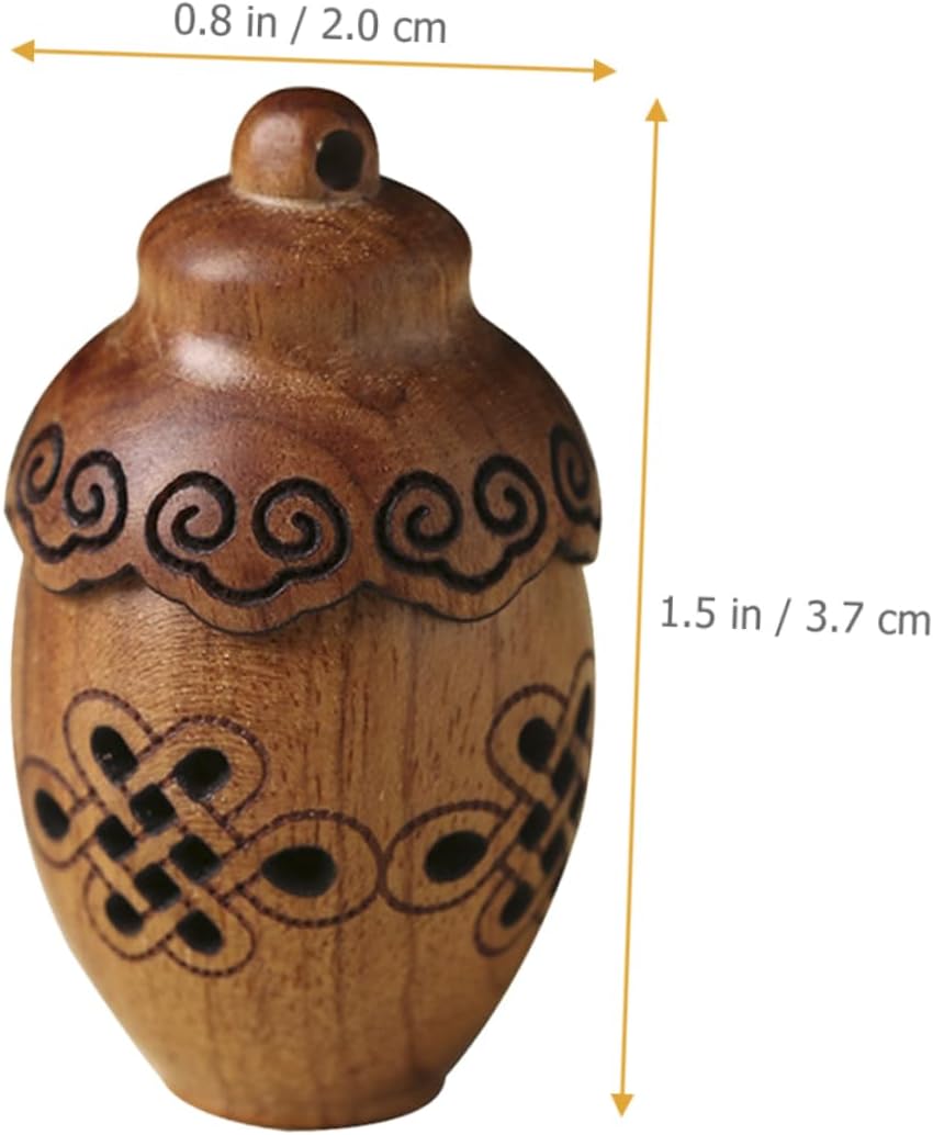 GALPADA Carving Aromatherapy Diffuser Pendant Bottle
