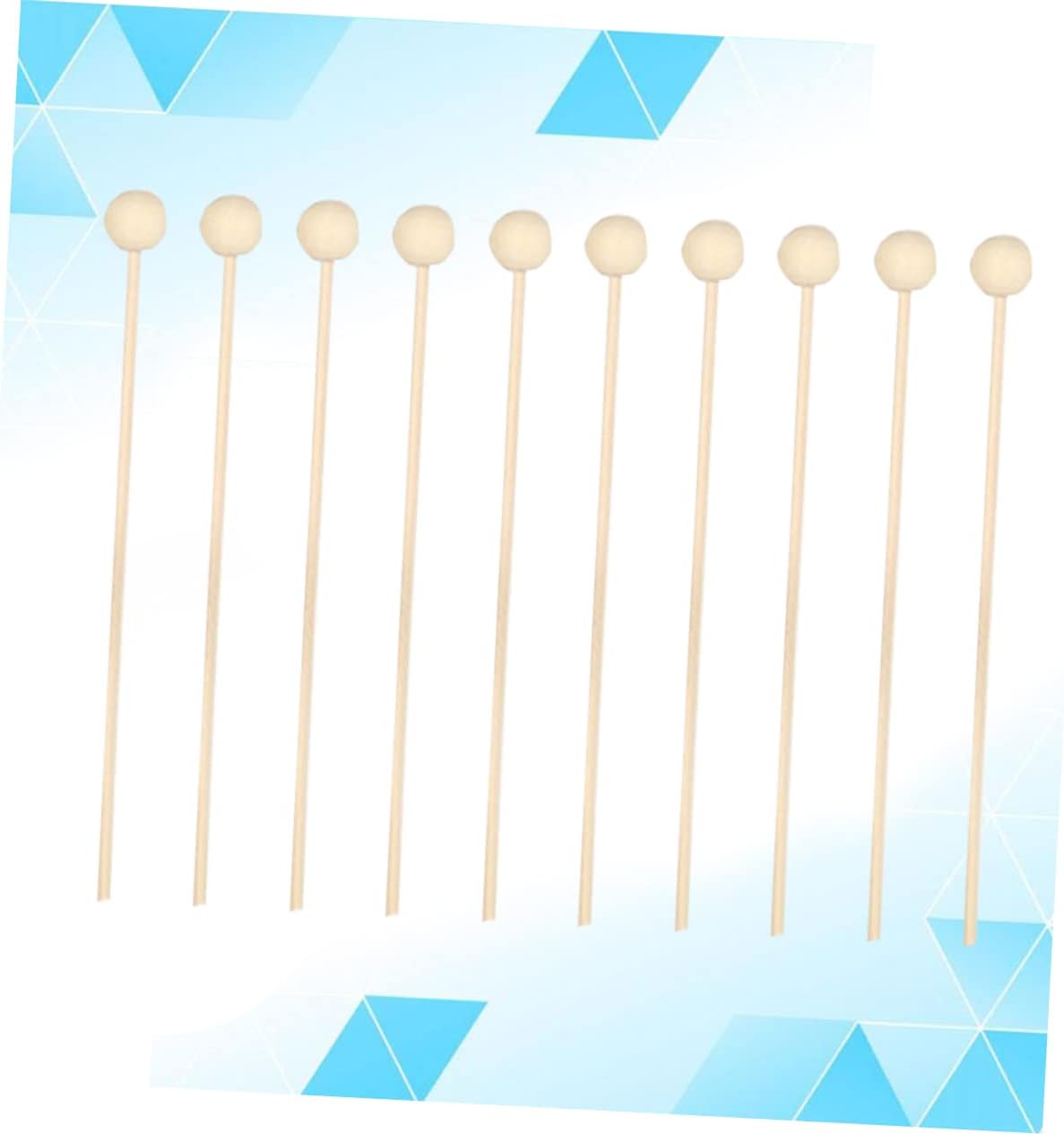 10Pcs Natural Rattan Diffuser Sticks with Wooden Beads for Home Office Fragrance