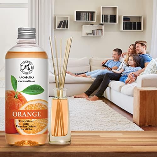AROMATIKA Orange Reed Diffuser Refill - Set of 3