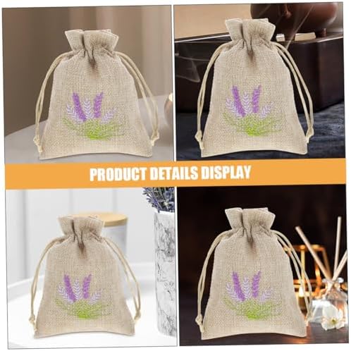 HOOTNEE 20pcs Cotton Drawstring Sachet Bags for Home Fragrance