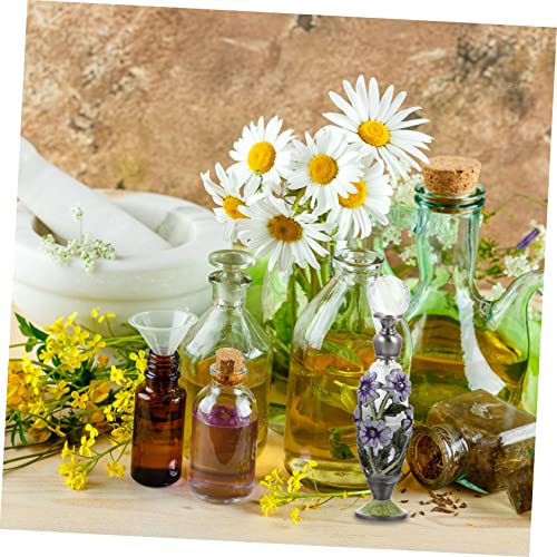 Chic Rose Gold Glass Essential Oil Bottle for Travel