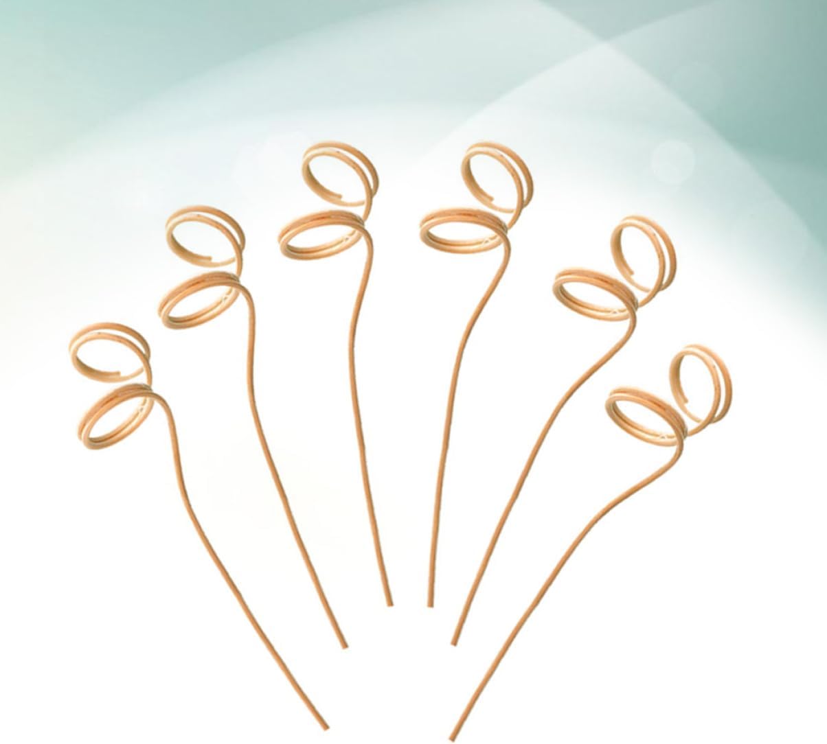 20Pcs Wavy Rattan Aroma Diffuser Sticks for Home Office Use