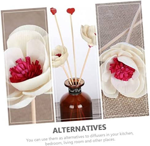 ARTIBETTER 3pcs Dried Flower Aroma Diffuser Sticks