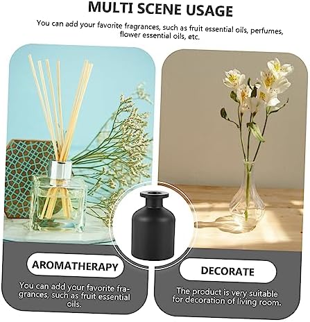 Mobestech 100ML Frosted Glass Aromatherapy Bottles 2Pcs