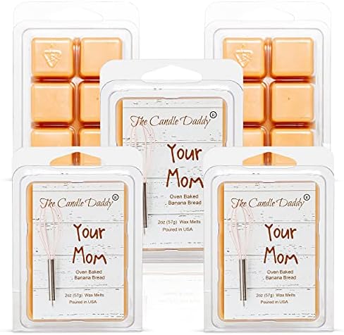 The Candle Daddy Your Mom Oven Baked Banana Bread Scented Wax Cubes
