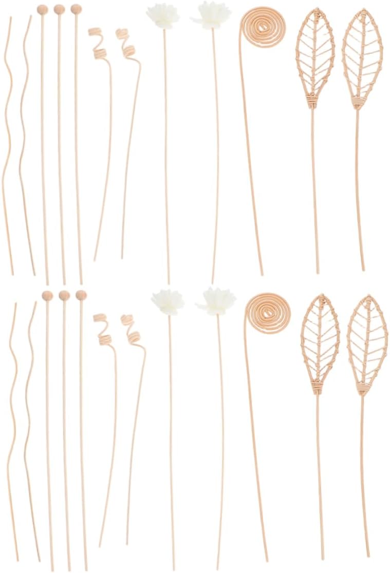 MAGICLULU 24Pcs Rattan Diffuser Sticks for Aromatherapy