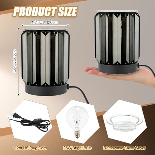 Tujoe 2 Pack Plug In Wax Melt Crystal Warmer