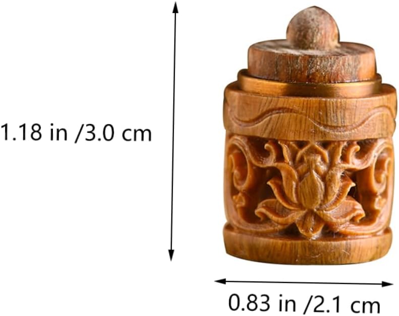 Cabilock Wooden Perfume Diffuser Keychain Aromatherapy Pendant