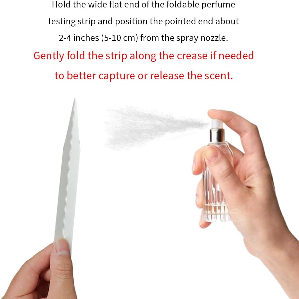 100 Pcs Perfume Tester Strips for Scent Testing and Essential Oils Sampling