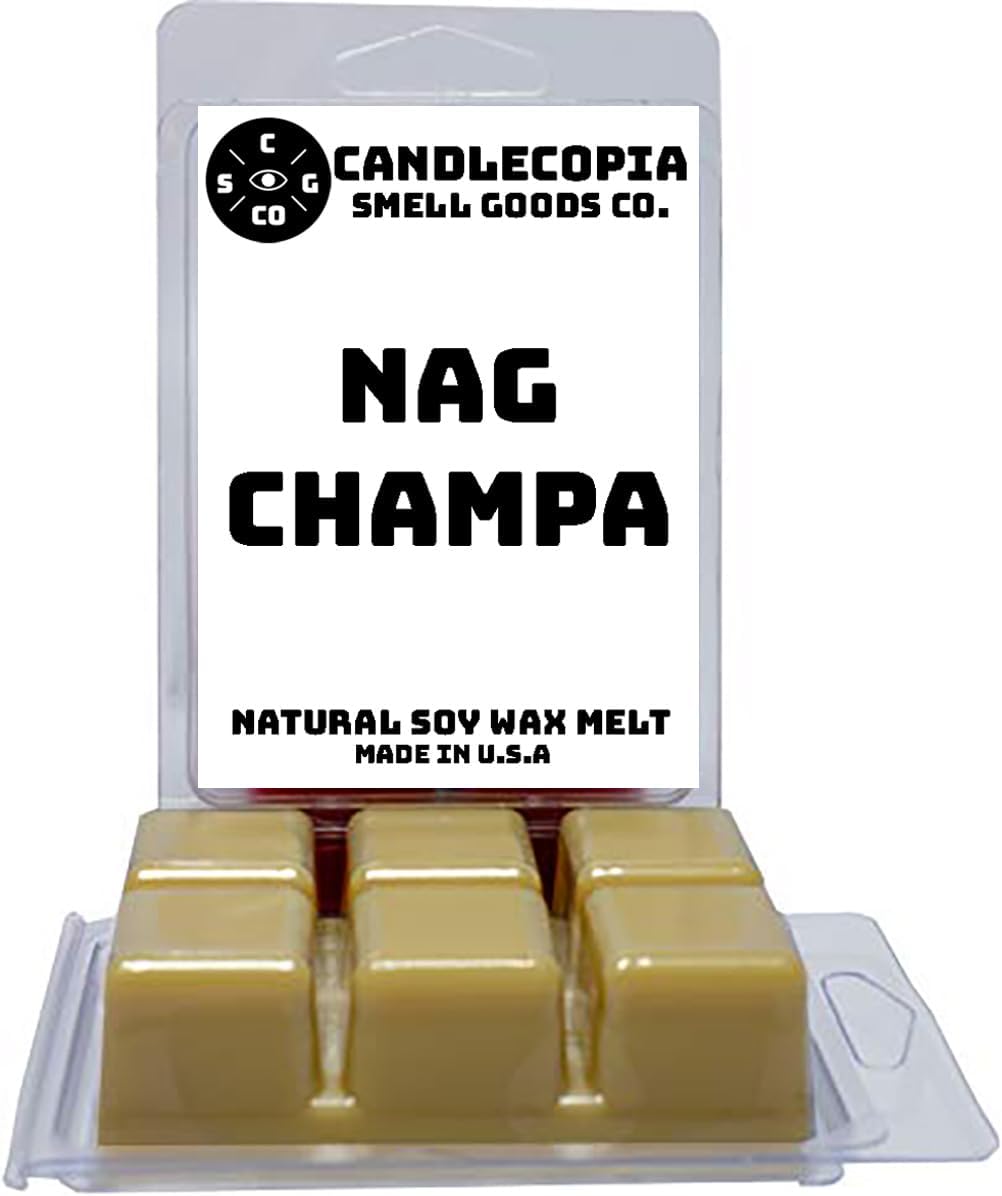 Candlecopia Nag Champa Vegan Wax Melts 12 Cubes