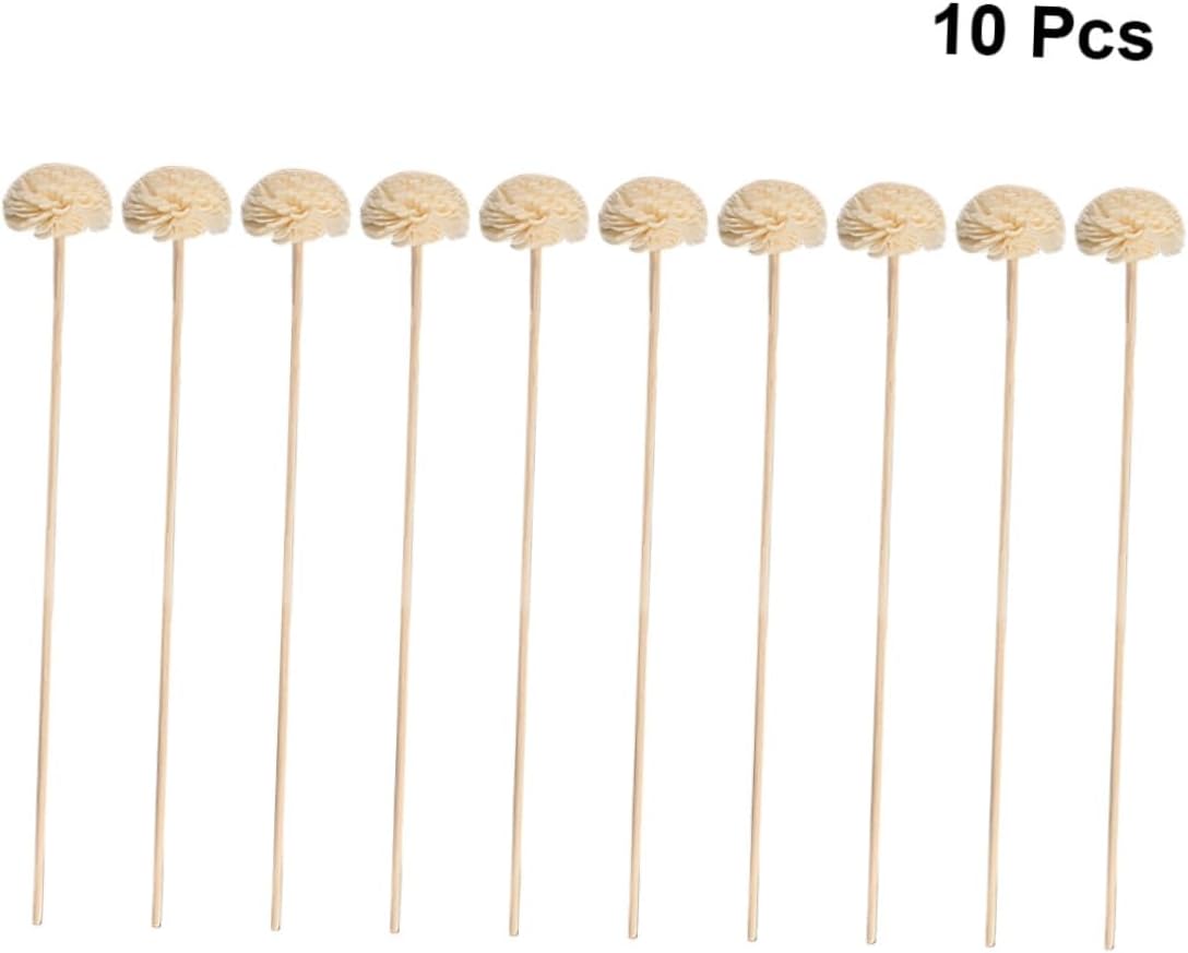 10pcs Fireless Diffuser Sticks for Home Aroma and Decor