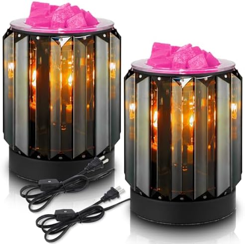 Tujoe 2 Pack Plug In Wax Melt Crystal Warmer