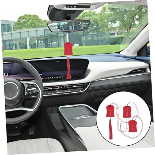 3Pcs Fabric Empty Charm Bag with Tassel Portable Fragrance Sachet