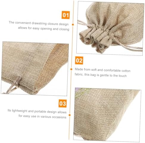 VICASKY 10 Pack Lavender Sachet Bags Drawstring Refillable Empty Fragrance Pouches