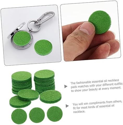 Amosfun 200pcs Cotton Aroma Pads for Diffuser Necklace