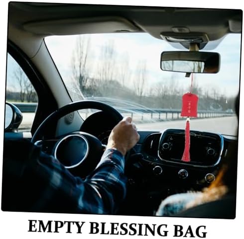 3Pcs Fabric Empty Charm Bag with Tassel Portable Fragrance Sachet