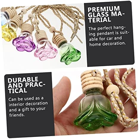 CHILDWEET 6pcs Car Aromatherapy Bottle Pendant