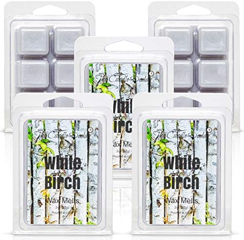 White Birch Scented Wax Cubes 2 Ounces 6 Cubes