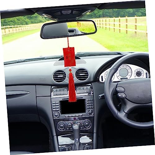 Chinese Style Red Auto Pendant Sachet with Tassel