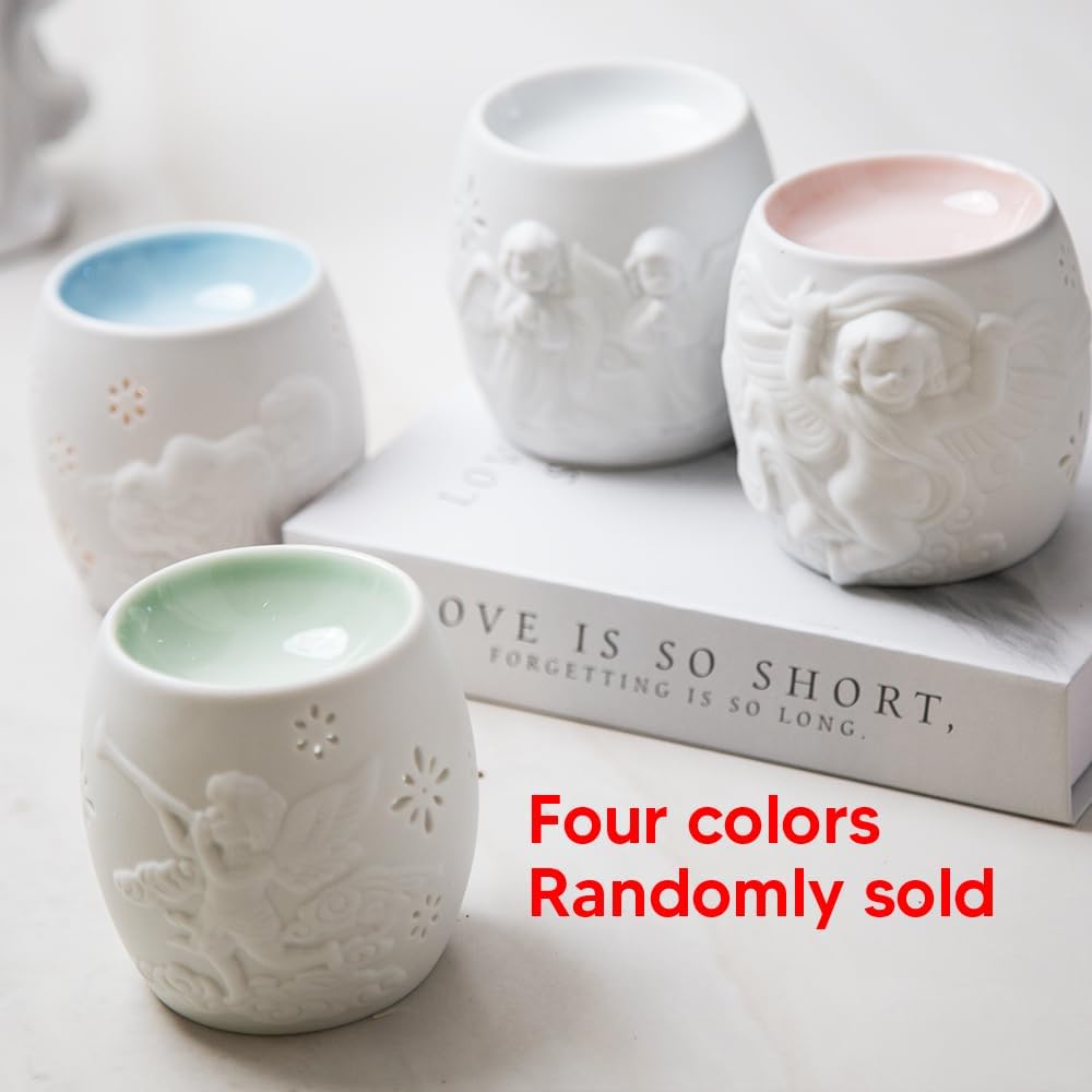 Chaoxinge 10-Pack Aromatherapy Wax Melts with 8 Tealights and Wax Warmer