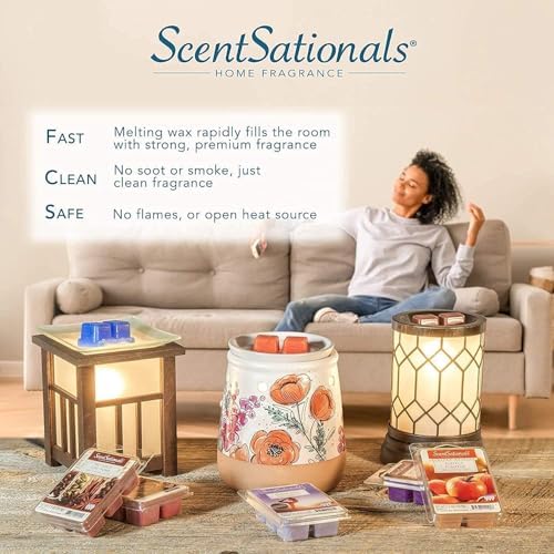 Scentsationals Scented Wax Melts Holiday Collection 4-Pack Apple Spruce