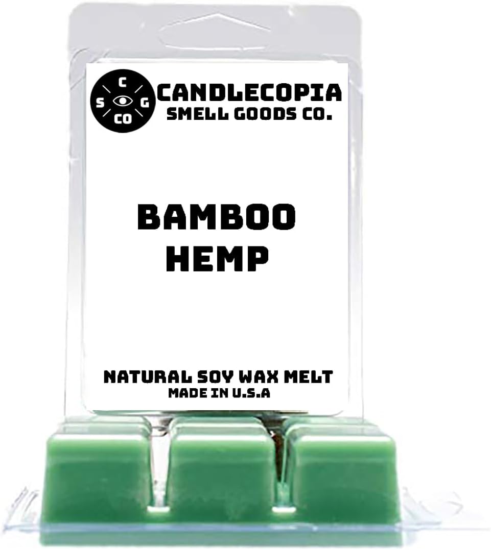 Candlecopia Bamboo Hemp Scented Wax Melts 12 Pieces 2 Pack