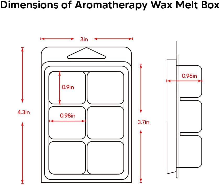 Chaoxinge 10-Pack Aromatherapy Wax Melts with 8 Tealights and Wax Warmer