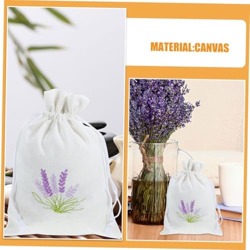 PRETYZOOM 4Pcs Lavender Sachet Drawstring Bags