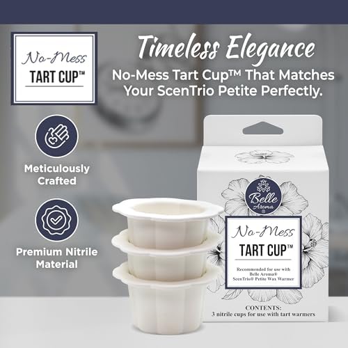 Belle Aroma No-Mess Cup - Box of 3 Light Cream