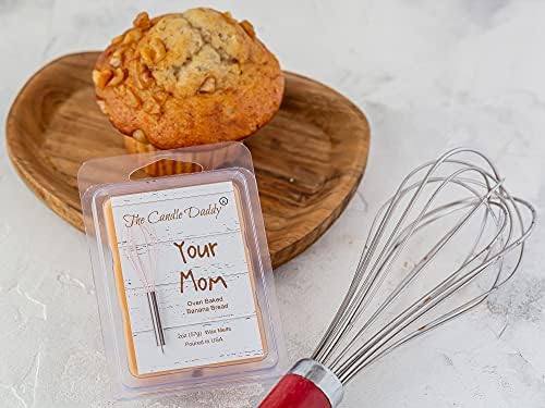 The Candle Daddy Your Mom Oven Baked Banana Bread Scented Wax Cubes