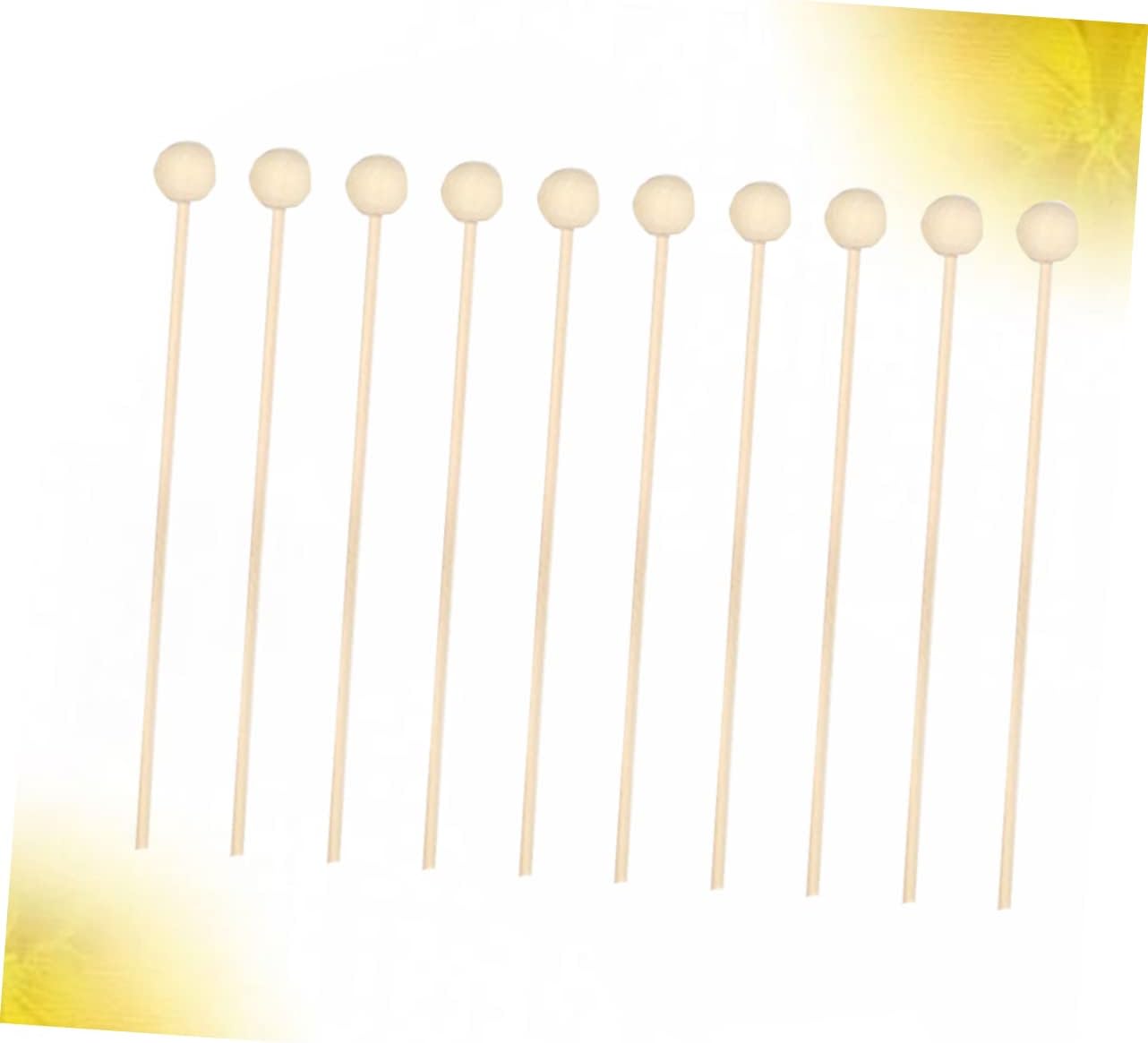 10Pcs Natural Rattan Diffuser Sticks with Wooden Beads for Essential Oil