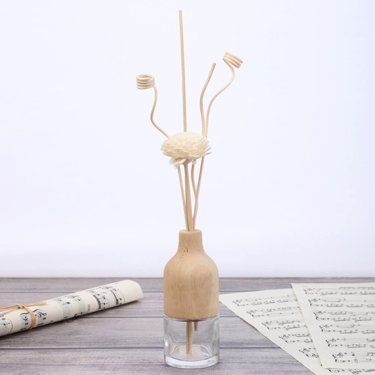 VOSAREA 30Pcs Natural Rattan Diffuser Sticks for Essential Oil Aromatherapy