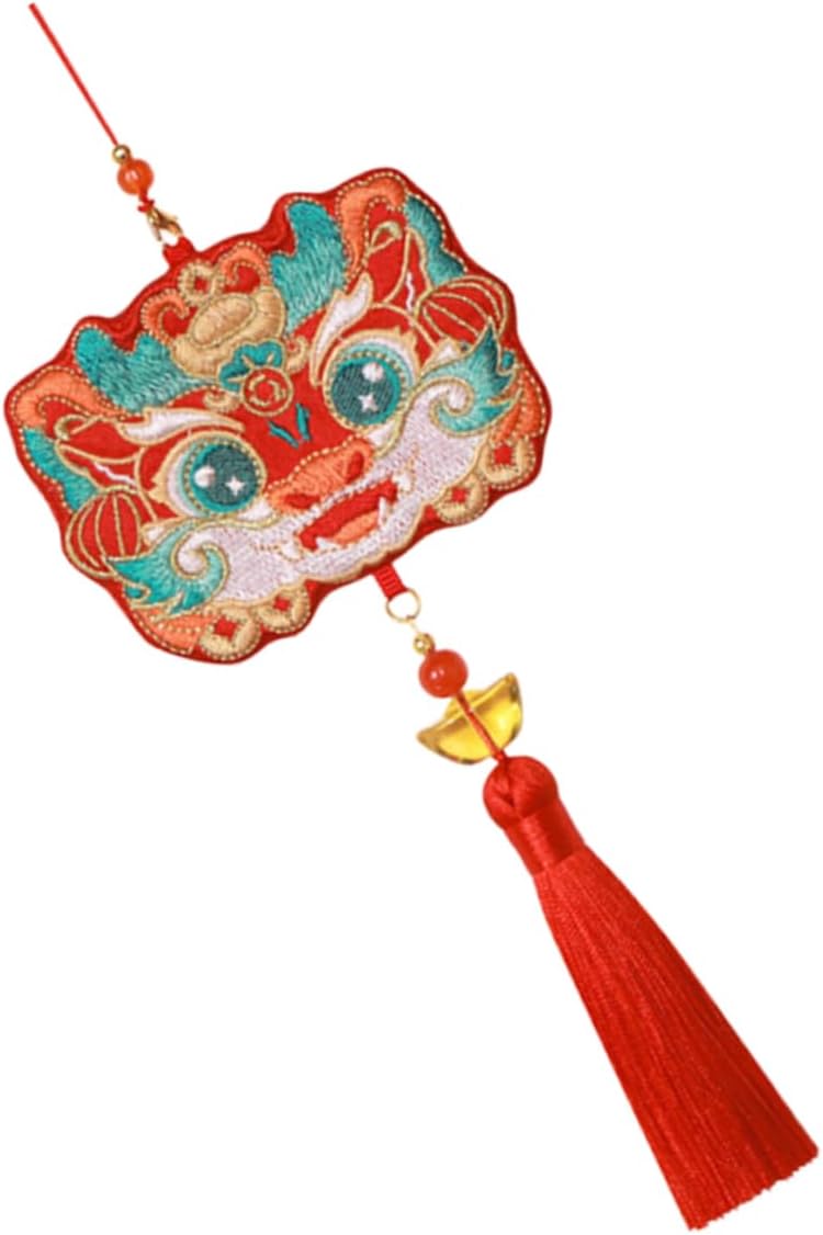 Lavender Scent Sachet Bag with Chinese Dragon Pattern for Clothing Storage