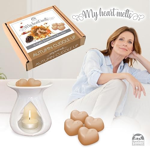 Autumn Cuddle Up Wax Melts - 16 Heart Shaped