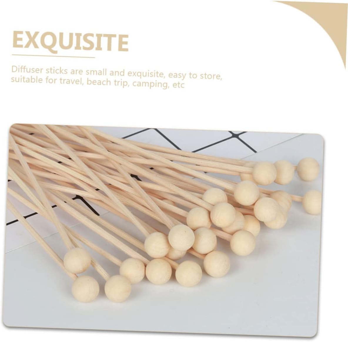 Cabilock 30Pcs Rattan Diffuser Sticks for Essential Oils