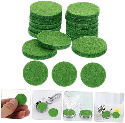 Amosfun 200pcs Cotton Aroma Pads for Diffuser Necklace